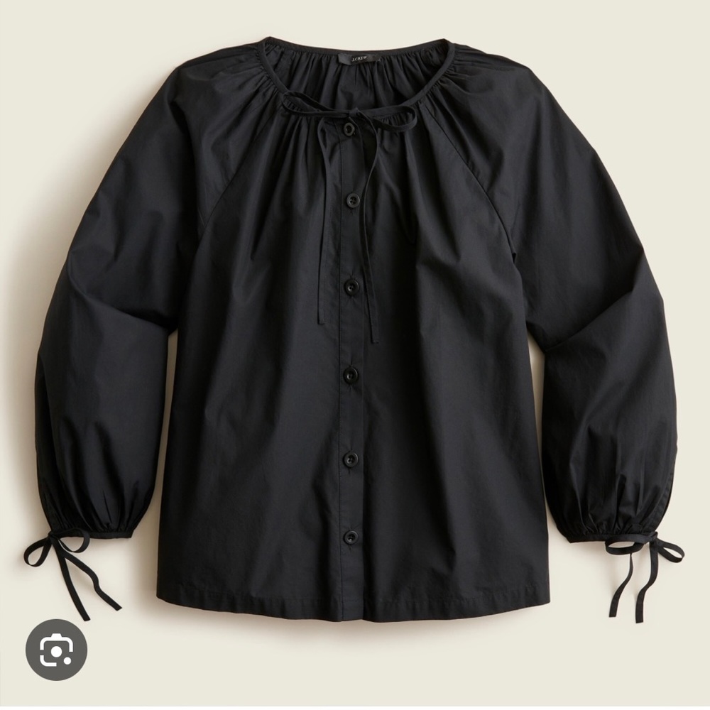 NWT J. Crew Poplin Top
